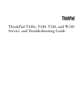 Lenovo ThinkPad T410 User manual