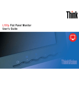 Lenovo ThinkVision L151p User manual
