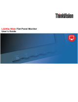 Lenovo L2240p - ThinkVision - 22" LCD Monitor User manual