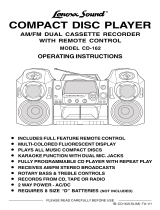 Lenoxx CD-162 User manual