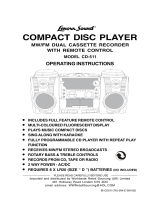 Lenoxx CD-511 User manual