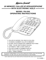 Lenoxx PH-550 User manual