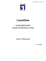 LevelOne ViewCon KVM-0850 User manual