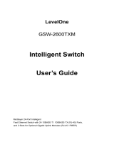 LevelOne GSW-2600TXM User manual