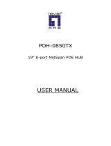 LevelOne POH-0850TX User manual