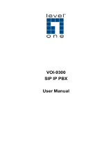 LevelOne SIP IP PBX VOI-9300 User manual