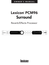 Lex­icon PCM96 Owner's manual