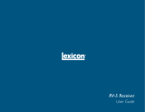 Lexicon RV Receiver User manual
