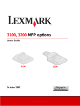 Lexmark 3200 - MFP - Option User manual