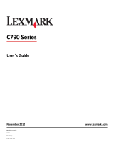 Lexmark C792de User manual