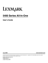 Lexmark 5400 User manual