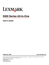 Lexmark 9300 Series User manual