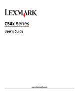 Lexmark C540 User manual