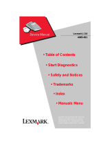 Lexmark Printer J110 User manual