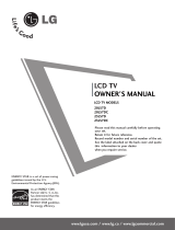 LG 20LS7DC User manual