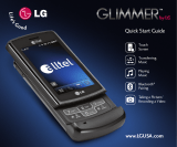 LG Glimmer Glimmer Alltel Quick start guide