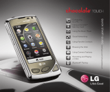 LG Chocolate Chocolate Touch Verizon Wireless User manual