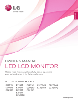 LG Electronics E2251T User manual