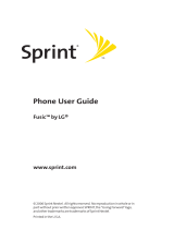 LG Fusic Phone User manual