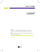 LG L2323T User manual