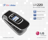 LG UX UX220 US Cellular User manual