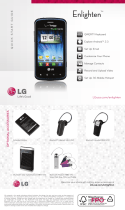 LG Enlighten Enlighten Verizon Wireless Quick start guide