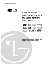 LG LHX-557 User manual