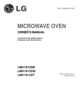 LG Electronics LMV1813SW User manual