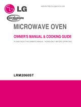 LG LRM2060ST - Countertop Microwave Oven User manual