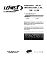 Lennox LSO-43 User manual