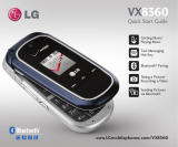 LG VX VX8360 User manual