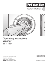 LG Washer W1119 User manual