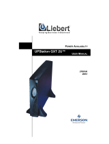 Liebert 208V User manual