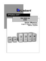 Liebert UPStation GXT2000RT-230 User manual
