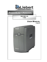 Liebert POWERSURE PSP300-115 User manual