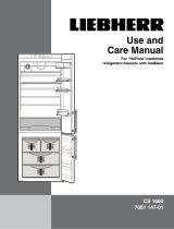 Liebherr CS 1660 User manual