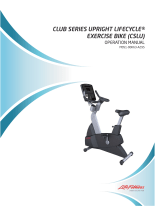 Life Fitness CLUB SERIES UPRIGHT LIFECYCLE M051-00K63-A295 User manual