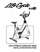 Life Fitness Exercise Bike Lifecycle 9100 User manual