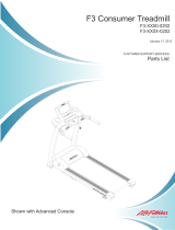 Life Fitness Treadmill F3-XX0X-0202 User manual