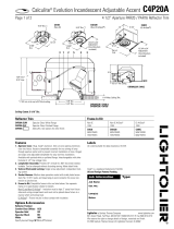 Lightolier C4P20A User manual