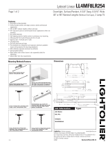 Lightolier LL4MF8LR254 User manual