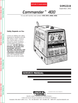 Lincoln Electric Commander 400 User manual