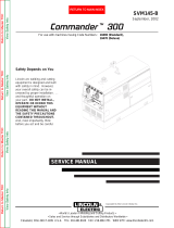 Lincoln Electric COMMANDER SVM145-B User manual