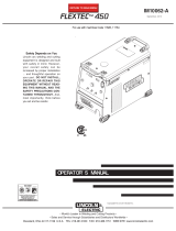 Lincoln Electric 450 User manual