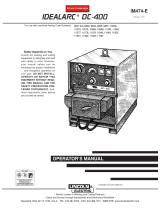 Lincoln Electric DC-400 User manual
