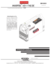 Lincoln Electric INVERTEC IM10051 User manual