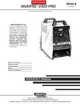 Lincoln Electric INVERTEC IM526-B User manual