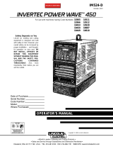 Lincoln Electric IM524-D User manual