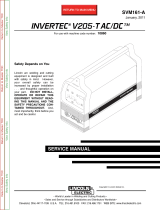Lincoln Electric INVERTEC V205-T AC/DC TIG User manual