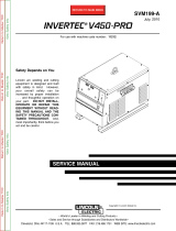Lincoln Electric INVERTEC SVM199-A User manual